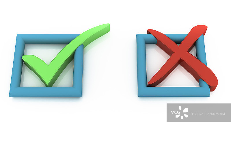 YES OR NO - 3D渲染图图片素材