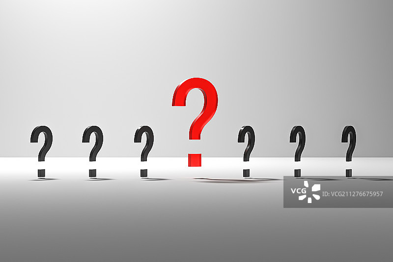 3D问号图片素材