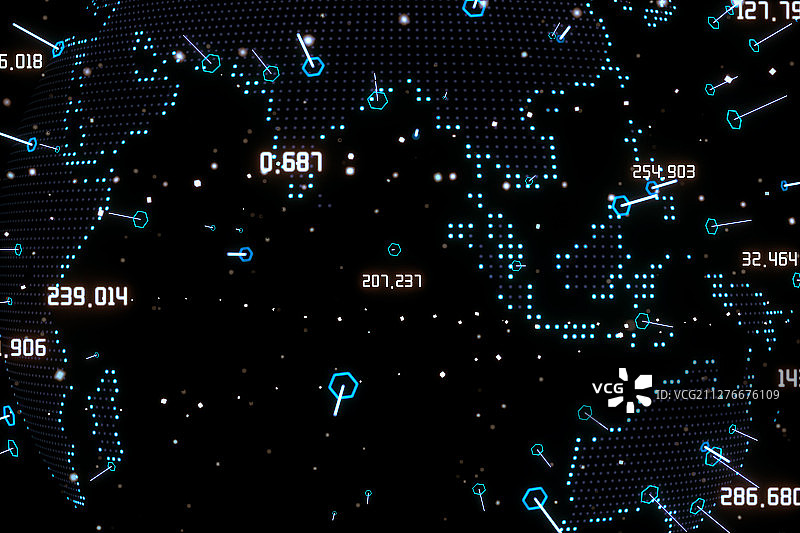 3D抽象太空图片素材