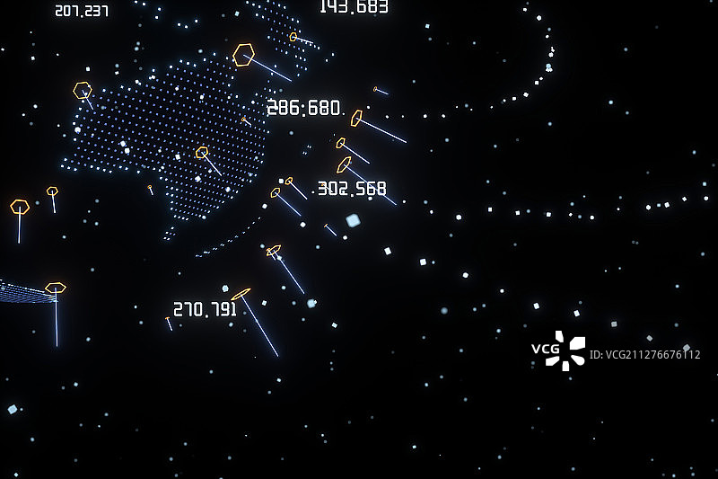 3D抽象太空图片素材