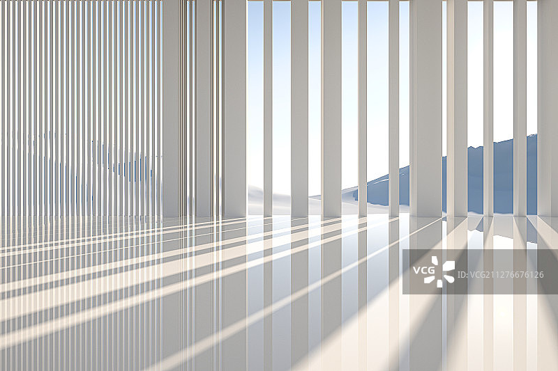 3D现代简洁空间背景图片素材