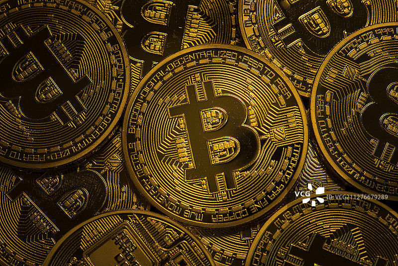 数字货币 - 比特币图片素材