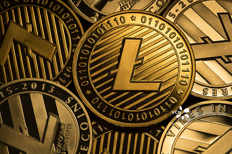 数字货币 - 比特币图片素材