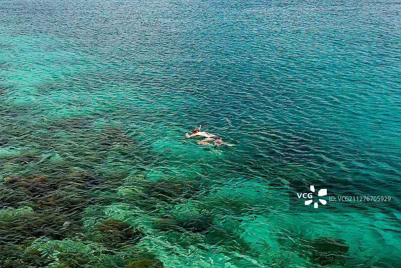 马来西亚仙本那马布岛海岛风光图片素材