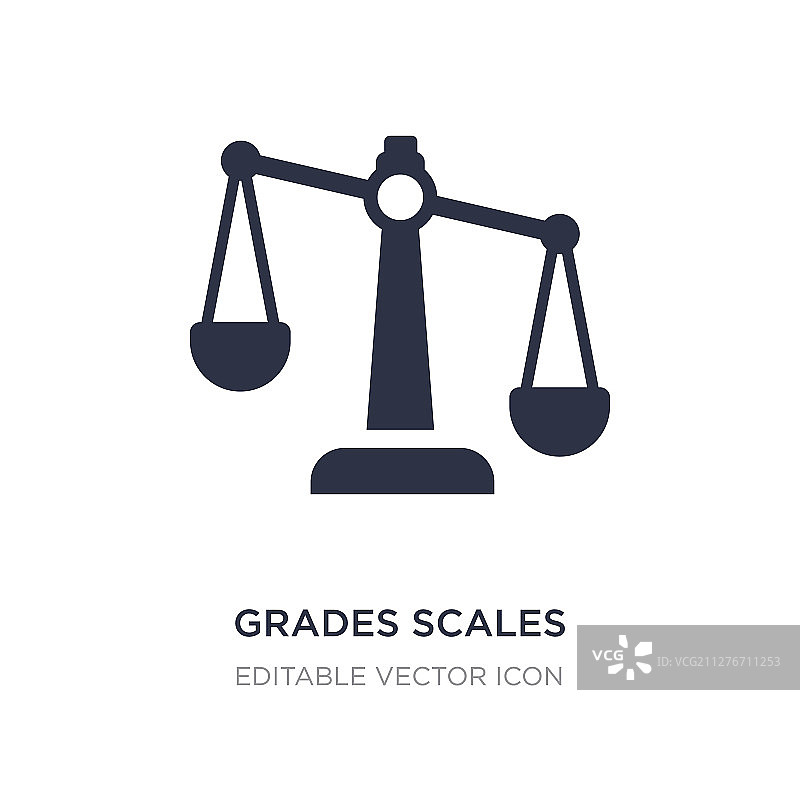 白色背景上的等级刻度图标图片素材