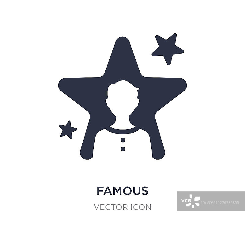 白色背景上的著名图标，简单元素图片素材