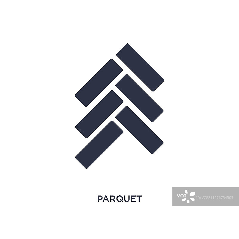 白色背景上的镶木地板图标简单元素图片素材