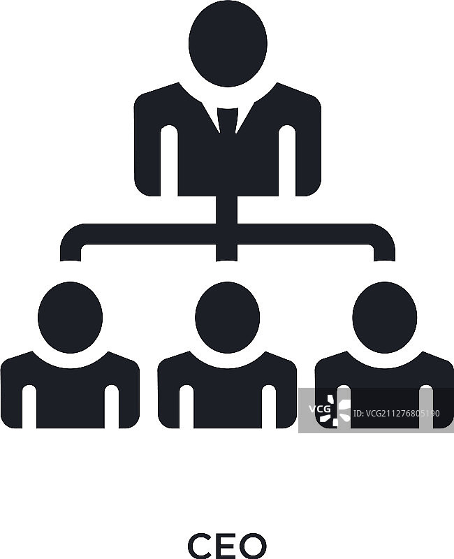 黑色CEO图标图片素材