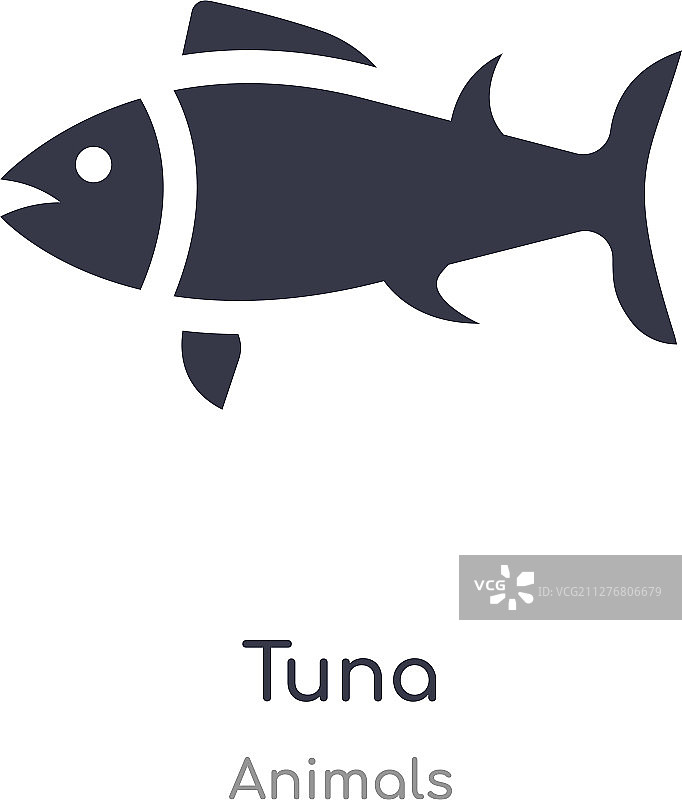 动物金枪鱼图标图片素材