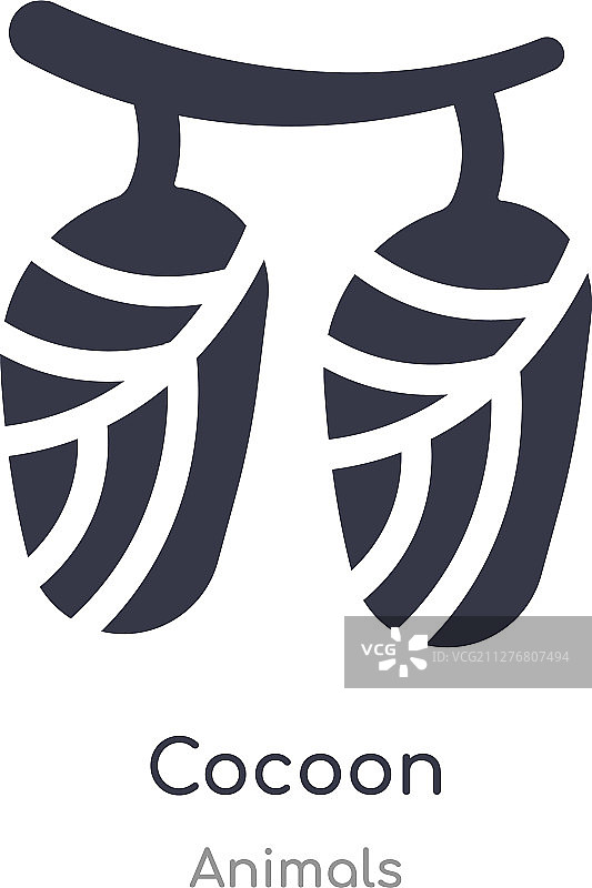 动物身上的茧图标图片素材