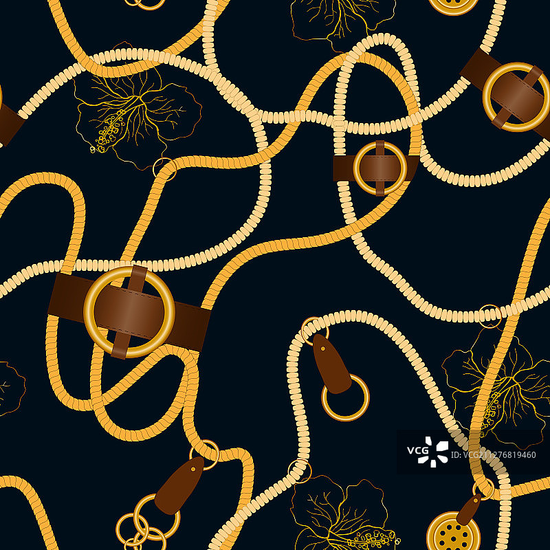 逼真的巴洛克金属项链吊坠图片素材