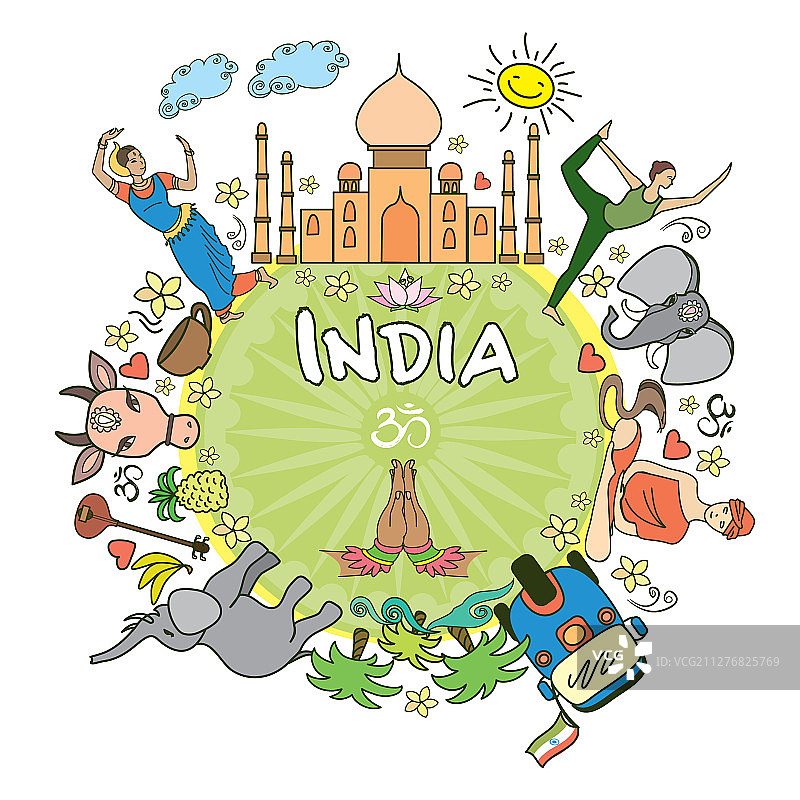 欢迎来到印度图片素材