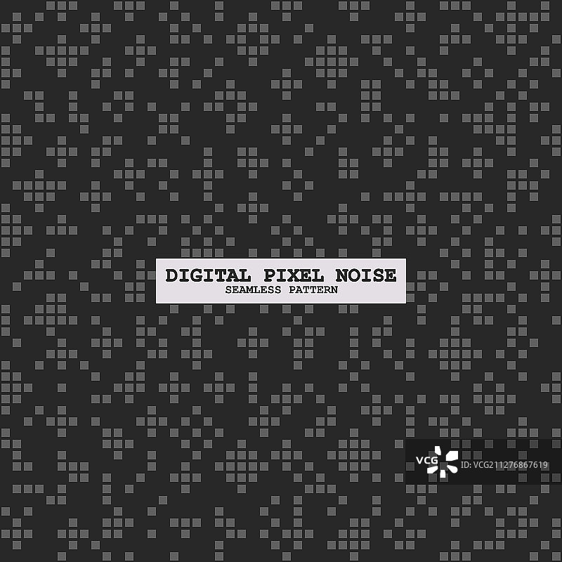 数字无缝方形黑色噪点图案图片素材