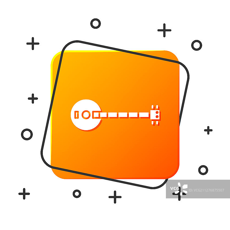 白色班卓琴图标图片素材