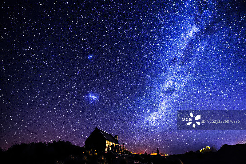 新西兰银河图片素材