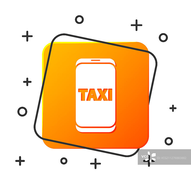出租车呼叫电话服务图标图片素材