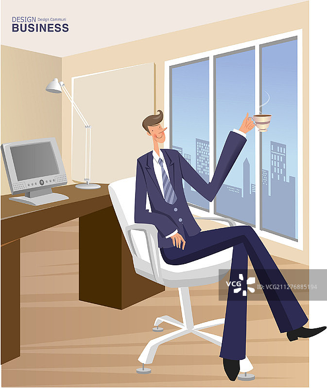 办公室的商人图片素材