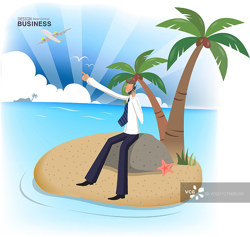 岛上的商人图片素材