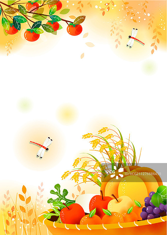 秋季主题矢量插画图片素材