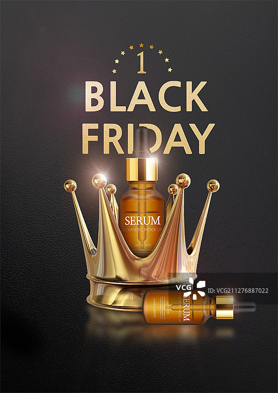黑色星期五化妆品图片素材