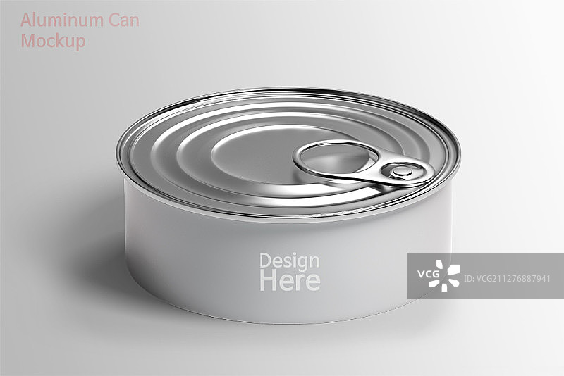 锡罐模型图片素材