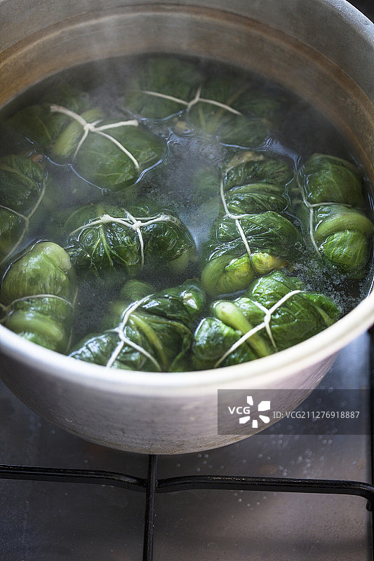 酿生菜卷图片素材