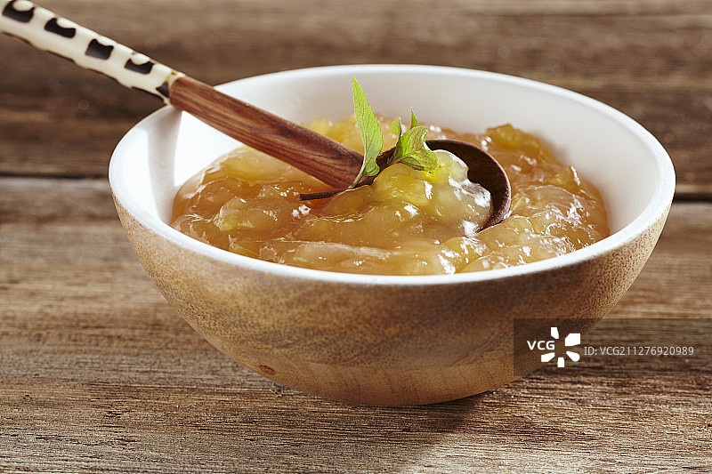 菠萝椰奶果酱图片素材