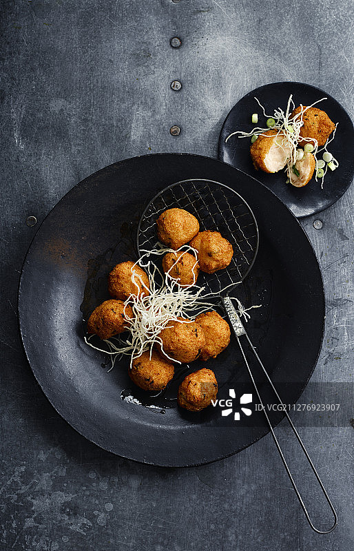 香脆虾丸图片素材