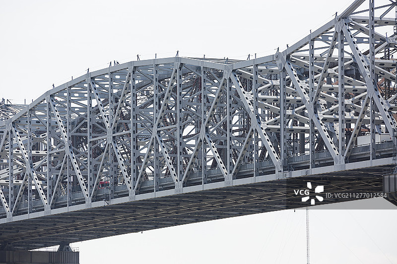 路易斯安那州的休伊·P·朗桥图片素材