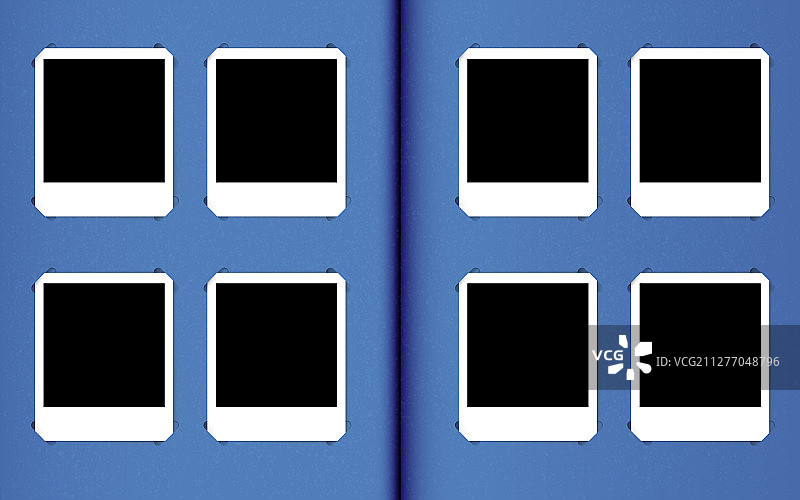 组合设计相册照片卡片模型图片素材