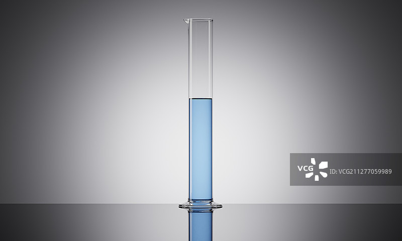 实验室中盛满化学液体的器皿图片素材
