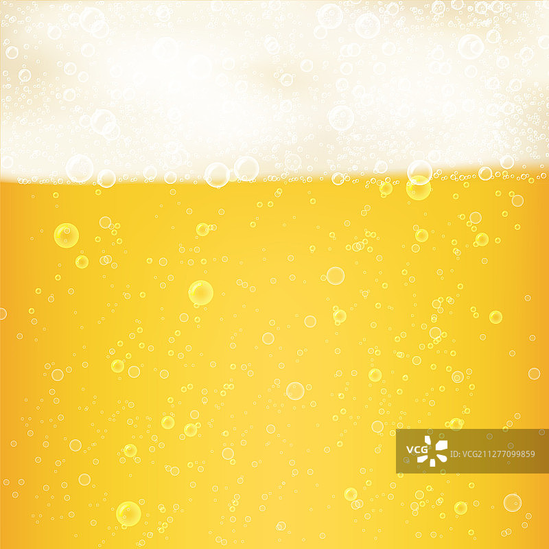 逼真的3D啤酒泡沫细节图片素材