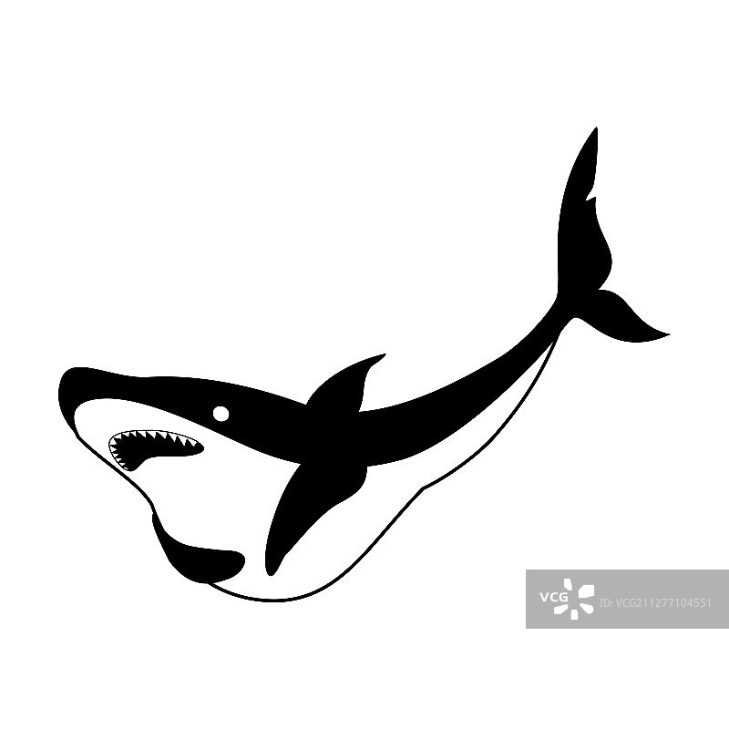鲨鱼图标图片素材