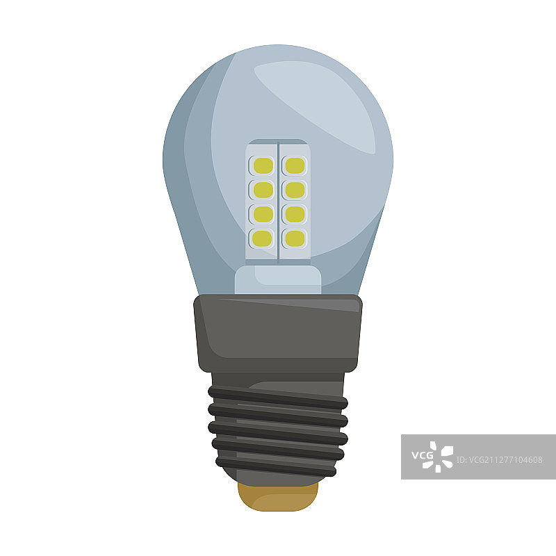卡通电灯图标图片素材