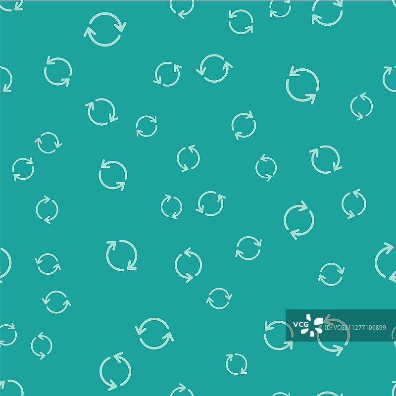 绿色刷新图标隔离无缝图案图片素材
