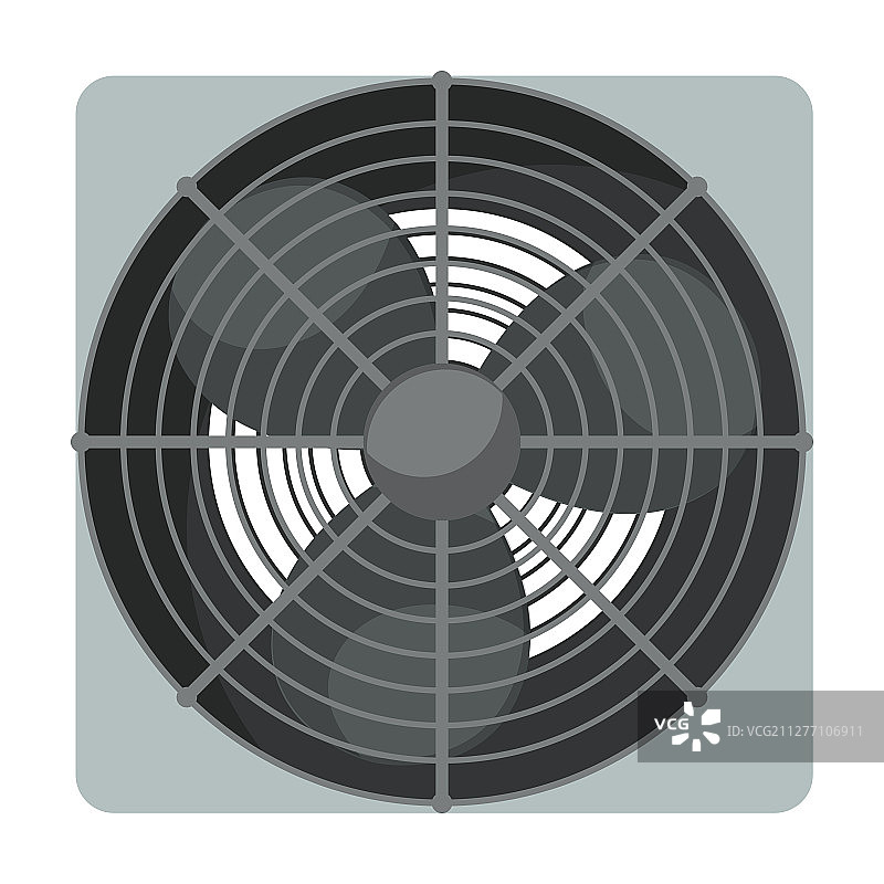 风扇图标卡通图标隔离上图片素材