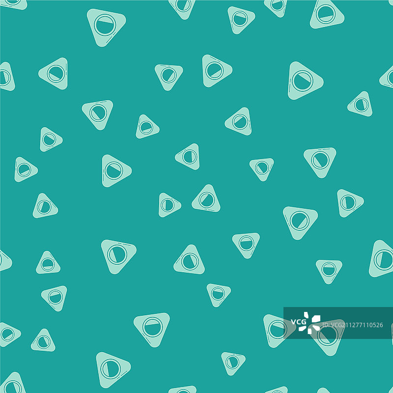 绿色宠物床图标隔离无缝图案图片素材