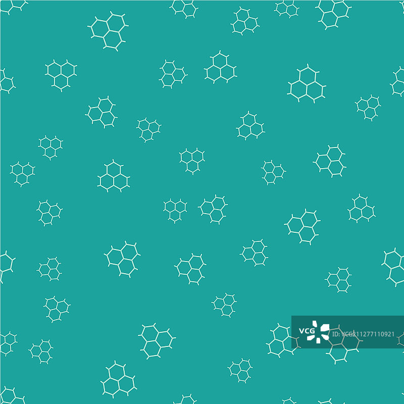 含苯环的绿色化学式图片素材