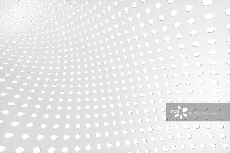 多孔白色金属材料背景 三维渲染图片素材