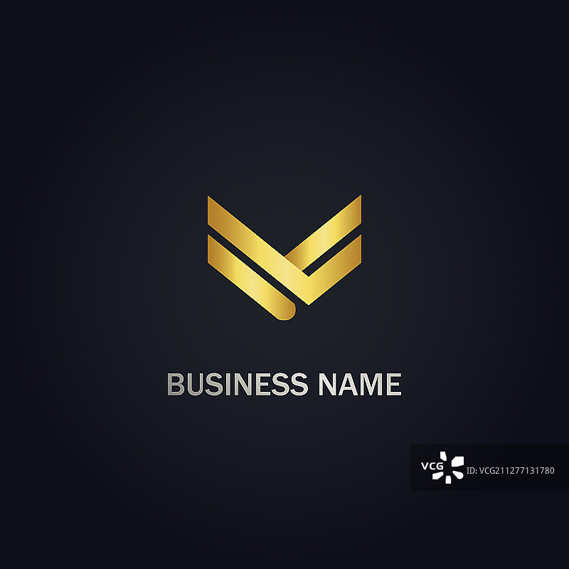 V公司商业标志图片素材