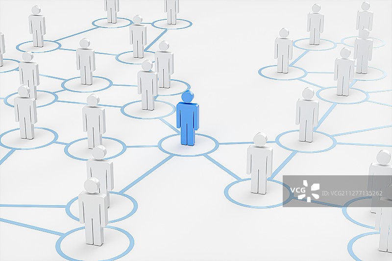 人物模型 商务概念插画 三维渲染图片素材