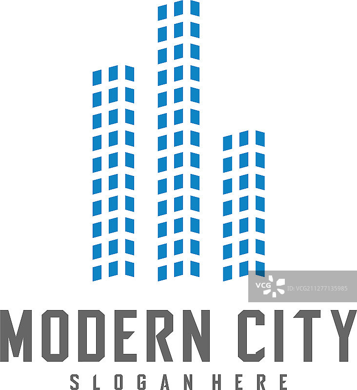 现代城市标志设计模板房地产标志图片素材
