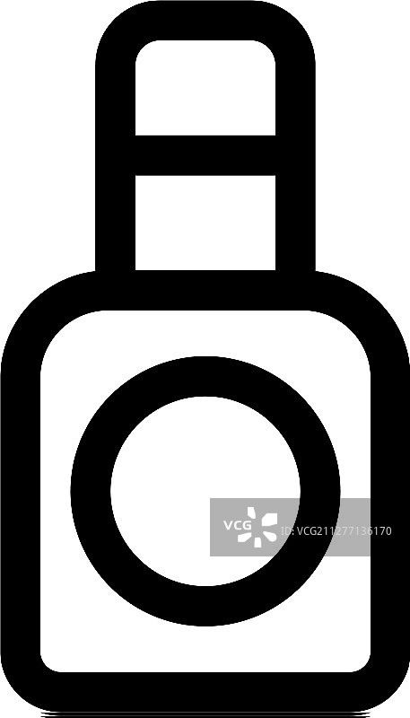 钉子图标独立轮廓符号图片素材