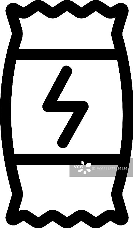能量棒图标轮廓符号图片素材