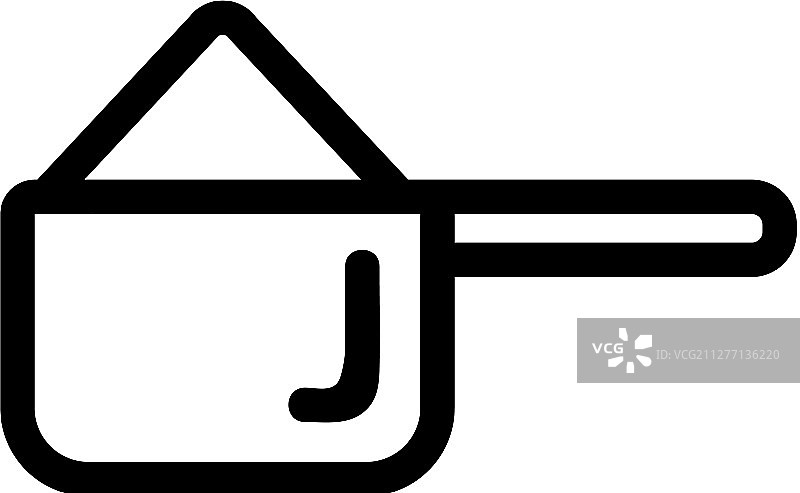 勺子蛋白质图标轮廓图片素材