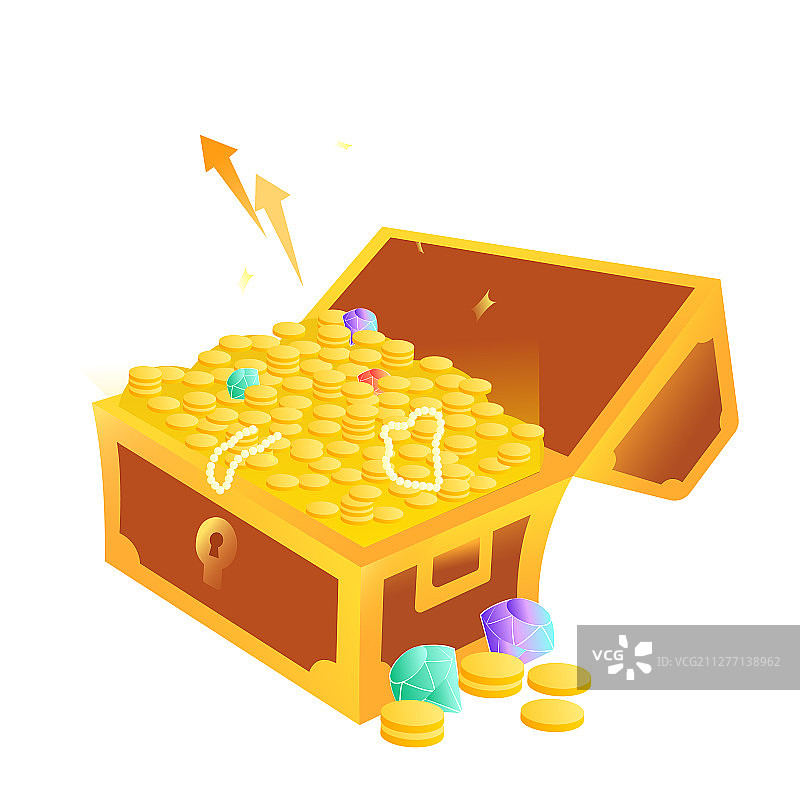 收益礼品奖品邀请好友购物电商活动渐变矢量插画图片素材