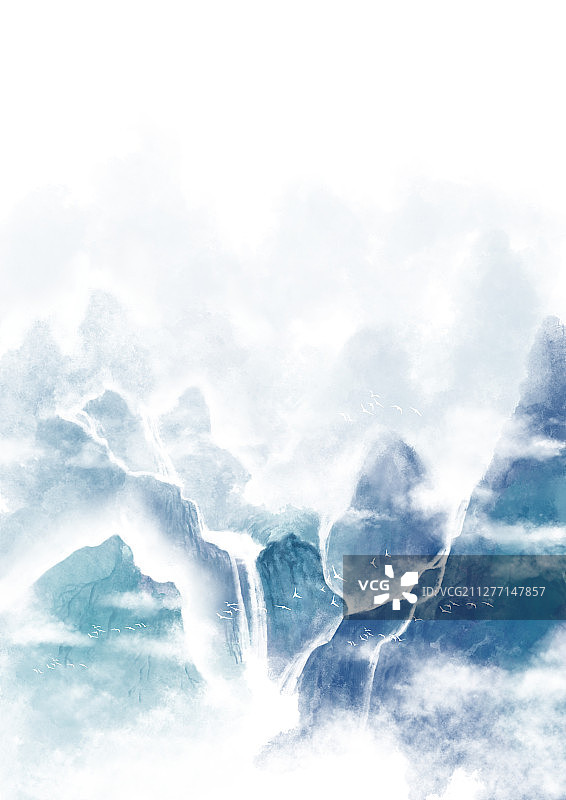 缥缈山水间图片素材