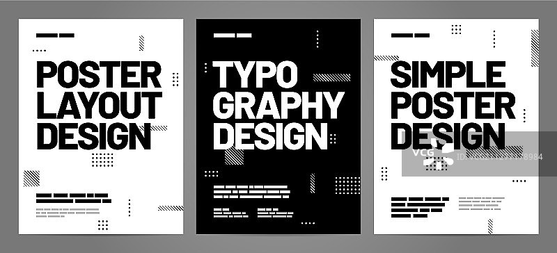简约海报排版模板设计图片素材