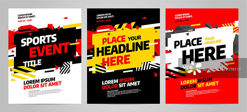 体育赛事版面设计模板图片素材