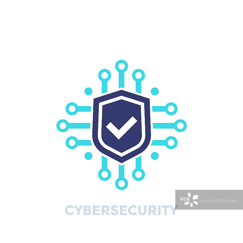 网络安全数据保护logo图片素材